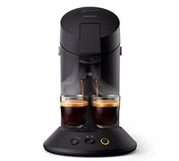 Philips Senseo Original Plus CSA210/60 - Cafetera de monodosis (selección de intensidad, tecnología Boost, plástico reciclado), color negro