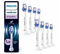 Pack de 8 cabezales de cepillo - PHILIPS - HX6058/87 - S2 blanco