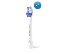 Pack de 8 cabezales de cepillo - PHILIPS - HX6058/87 - S2 blanco