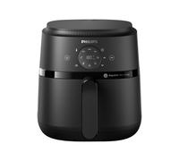 Philips Airfryer serie 2000 4,2L - 1500W de Potencia, Tecnología RapidAir, Pantalla táctil digital, 13 opciones de cocción, 9 funciones preestablecidas, Hasta un 90% menos de grasa, Negro (NA229/00)