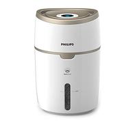 Philips Serie 2000 Humidificador de Aire - Ambientador Humidificador 44m², NanoCloud, 2 Velocidades, Modo Sueño, Tanque 4L (HU4816/10)