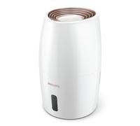Philips Serie 2000 Humidificador de Aire, Ambientador Humidificador hasta 200 ml/h en hasta 32 m² , NanoCloud, 3 Velocidades, Modo Sueño, Tanque 2L, Blanco (HU2716/10)