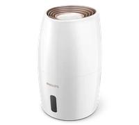 Humidificador Philips Serie 2000, Humidificación higiénica NanoCloud, 99,97% menos bacterias, 200ml/h, Depósito de 2L, Ultra silencioso (33dB), 3 velocidades, Modo Auto&Noche, Blanco (HU2716/10)