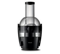 Philips Serie 3000 - 800W de potencia, Tecnología QuickClean, Tubo de alimentación XL 75mm, Capacidad de 2L, Fácil de montar y enjuagar, Zumos suaves sin pulpa (HR1856/70)
