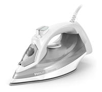 Philips Serie 5000 Plancha de Vapor - 2400W, 40 g/min, Golpe de Vapor 160g, Vapor Vertical, Suela SteamGlide Plus, Blanco/Gris (DST5010/10)