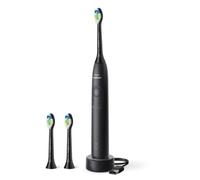 Philips Sonicare 5300 cepillo dental eléctrico, sónico con 2 niveles de intensidad, alerta de presión, EasyStart, SmarTimer y BrushPacer, negro, modelo HX7101/04 [Nueva Tecnología]
