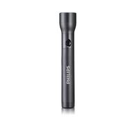 Philips SFL4003T/10 - Linterna LED, 350 Lúmenes, Hasta 120 Horas de Reproducción, Resistente al Agua IPX4, Color Negro (6 Pilas AA Incluidas)
