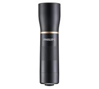 Philips SFL7001T/10 - Linterna LED, 600 Lúmenes, Hasta 25 Horas de Reproducción, Resistente al Agua IPX4, Color Negro (4 Pilas AAA Incluidas)