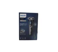 Philips Shaver serie 5000, afeitadora eléctrica Wet & Dry con tecnología SkinIQ, cortapatillas desplegable, estuche de viaje, Quick Clean Pod, azul eléctrico, modelo S5889/50