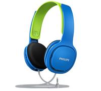 PHILIPS SHK2000BL/00 Auriculares de Diadema para Niños, Límite de Volumen de 85dB, Aislamiento de Ruido, Wired, Azul (Blue)