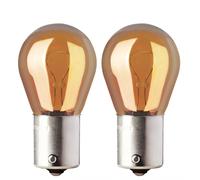 Philips Silvervision PY21W 21W Dos Bombillas Posterior Vuelta Señal Luz Lámpara