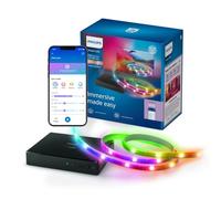 Philips Smart LED HDMI 2.0 Sync Box 4K con Retroiluminación para TV 40-60" | Requiere Entrada HDMI, Admite 4K a 60 Hz, Con Tira de Luces LED Inteligentes RGBIC, para TV, Cine, Música y Videojuegos