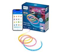Philips Smart LED Neon Flex Tira de Luces Inteligentes RGBIC, 5 m, Tipo C | Modos Estáticos y Dinámicos, Luz Blanca y de Color Regulable, Flexible, Control por App y Voz, Alexa, Google y Apple Home
