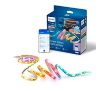 Philips Smart LED Tira de Luces LED Inteligentes RGBICWW, 10 m, Tipo C | Luz Blanca y de Colores Regulable, Recortable, Fácil Instalación, Control por App y Voz, Alexa, Google y Apple Home