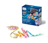 Philips Smart LED Tira de Luces LED Inteligentes RGBICWW, 5 m, Tipo C | Luz Blanca y de Colores Regulable, Recortable, Fácil Instalación, Control por App y Voz, Alexa, Google y Apple Home