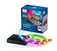 Philips Smart Lighting HDMI Sync Box with TV Backlight, RGBIC LED Strip for 55-65" TV, Sync with Movies, Music, HDMI 2.0, 4K at 60Hz, Connected by WiZ, Requires External Video Source