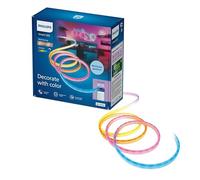 Philips Smart Lighting Tira de Luces LED Neon Flex, 5 m, Tipo C, Efectos de Iluminación Dinámicos Multicolor, Flexible, Fácil de Instalar, Connected by WiZ, Google Home, Alexa, Apple Home