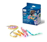 Philips Smart Lighting Tira de Luces LED RGBICWW, 3 m, Tipo-C, Gradientes Multicolor, Luz Blanca Ajustable, Iluminación Ambiente, Connected By WiZ, Alexa, Google Home, Apple Home, 1 ud