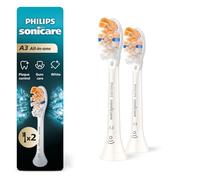 Philips Sonicare A3 All-in-One HX9092/77 - Cabezales de cepillo de dientes eléctrico de repuesto, color blanco, paquete de 2