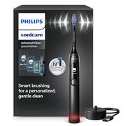 Philips Sonicare AdvancedClean Limited Edition, Cepillo de dientes eléctrico - Smart Screen, sensor de presión, recambio del cabezal de cepillado, 5 modos de cepillado y SmarTimer, negro, HX3792/11