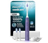 Philips Sonicare Cepillo de dientes eléctrico serie 6700 - Sonicare nueva generación, sensor de presión, 9 ajustes de cepillado, SmarTimer, BrushPacer, duración de 21 días, funda