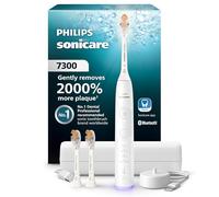 Philips Sonicare Cepillo dental eléctrico serie 7300 - Sonicare nueva generación, sensor de presión, 12 ajustes de cepillado, SmarTimer, BrushPacer, duración de 21 días, funda