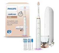 Philips Sonicare DiamondClean HX9957/81 Cepillo dental eléctrico Smart 9700, cepillo de dientes sónico con aplicación, sensor de presión, detección de cabezal de cepillo, 5 modos de cepillado y 3