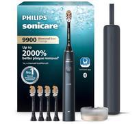 Philips Sonicare DiamondClean Prestige 9900 - Cepillo de dientes eléctrico recargable con SenseIQ, medianoche