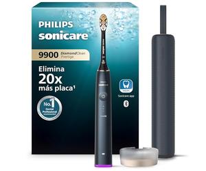 Philips Sonicare DiamondClean Prestige 9900: cepillo dental eléctrico sónico con un cabezal de cepillado Premium All-in-One A3 y estuche de carga en color azul noche modelo HX9992/12