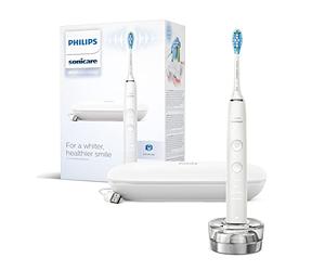 Philips Sonicare DiamondClean Series 9000 - Cepillo de dientes eléctrico, cepillo sónico, limpiador de dientes y encías, 1 cabezal de cepillo C3 Premium para control de placa (modelo HX9911/63), color