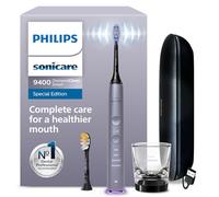 Philips Sonicare DiamondClean Smart 9400, cepillo dental eléctrico, sónico con aplicación, sensor de presión, detección de cabezal de cepillado, gris, modelo HX9917/90