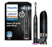 Philips Sonicare DiamondClean Smart 9400 cepillo dental eléctrico, sónico con aplicación, sensor de presión, 4 modos de cepillado y 3 niveles de intensidad, negro, modelo HX9918/89