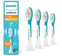Philips Sonicare HX6044/90 For Kdis Cabezales de Recambio Blanco/Azul +7 Años 4 uds