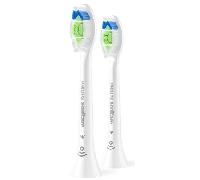Philips Sonicare W2 Optimal White, cabezales de cepillo dental de repuesto originales, blanco, paquete de 2, HX6062/87