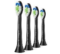 Philips Sonicare HX6064/88 Recambio Cepillo Eléctrico Optimal White Negro 4 uds
