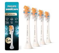 Philips SONICARE HX9094/65 - Cabezal de cepillo de dientes todo en uno (A3) 4 HP, reconocimiento inteligente, color blanco