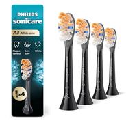 Philips SONICARE HX9094/95 - Cabezales de repuesto para cepillo de dientes todo en uno (A3), reconocimiento inteligente, negro, paquete de 4
