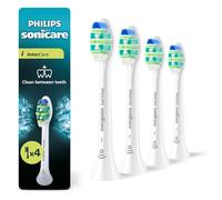 Philips Sonicare InterCare - Cabezales de recambio originales de cepillo eléctrico, blanco, pack de 4, HX9004/87