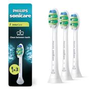 Philips Sonicare InterCare HX9003/25 - Cabezales de repuesto para cepillo de dientes eléctrico, color blanco, paquete de 3