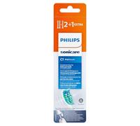 Philips Sonicare Lot de 3 têtes de brosses à dents électriques soniques ProResults Standard, Blanc (modèle HX6013/10)