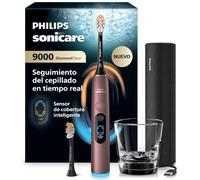 Philips Sonicare Next-Generation DiamondClean 9000 Cepillo de dientes eléctrico - con Smart Coverage Feedback, Smart Pressure Feedback y 21 ajustes, malva satinado, HX9214/85
