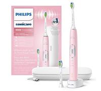 Philips Sonicare ProtectiveClean 6500 Cepillo de dientes recargable de energía eléctrica con funda de viaje de carga y cabezal de cepillo extra, rosa, HX6462/06