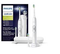 PHILIPS Sonicare ProtectiveClean 6500 HX6462/05 - Cepillo de dientes eléctrico recargable, con sensor de presión, 3 modos de limpieza, temporizador inteligente y QuadPacer, batería de 14 días, estuche