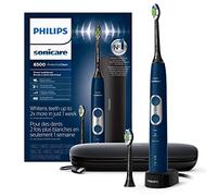 Philips Sonicare ProtectiveClean 6500 HX6462/07 - Cepillo de dientes eléctrico recargable con estuche de viaje de carga y cabezal de cepillo extra, azul marino