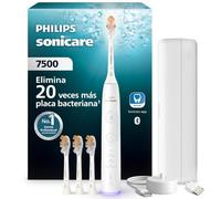 Philips Sonicare Serie 7500 Cepillo eléctrico - Tecnología Next Generation Sonicare, sensor de presión, 12 ajustes, SmarTimer, 21 días de autonomía, estuche de carga para viaje, blanco, HX7420/14