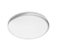 Philips Spray Plafón LED de Techo Redondo para Baño 17W 1500lm 35cm Plata | Luz Blanca Cálida 2700K, Tecnología EyeComfort, Resistente a la Humedad y la Condensación, Fácil de Instalar y Limpiar