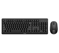 Philips SPT6307BL/16 - Combo Teclado-ratón inalámbrico para Windows, Linux, Mac, Receptor USB 2.4 GHz, PC, Portátil, QWERTY Español, Teclado 110 Teclas, ratón 1600ppp, Negro