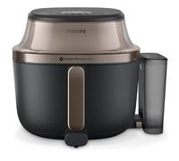 Philips Steam Airfryer Serie 5000 - Freidora de aire caliente, 7,2 L, color | Función de cocción al vapor y SteamFry, ventana de visualización, tecnología RapidAir Plus, 21 funciones de cocción
