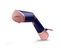 Vaporizador de mano Philips Serie 5000 - Potente 1400 W, Vapor continuo, Dos depósitos de agua, Calentamiento rápido en 35 s, Ajustes Eco y Max, Suela de metal, Azul marino (STH5030/20)