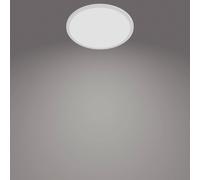 Philips SuperSlim LED IP44, Ø 24,5 cm, 4.000 K, blanco
